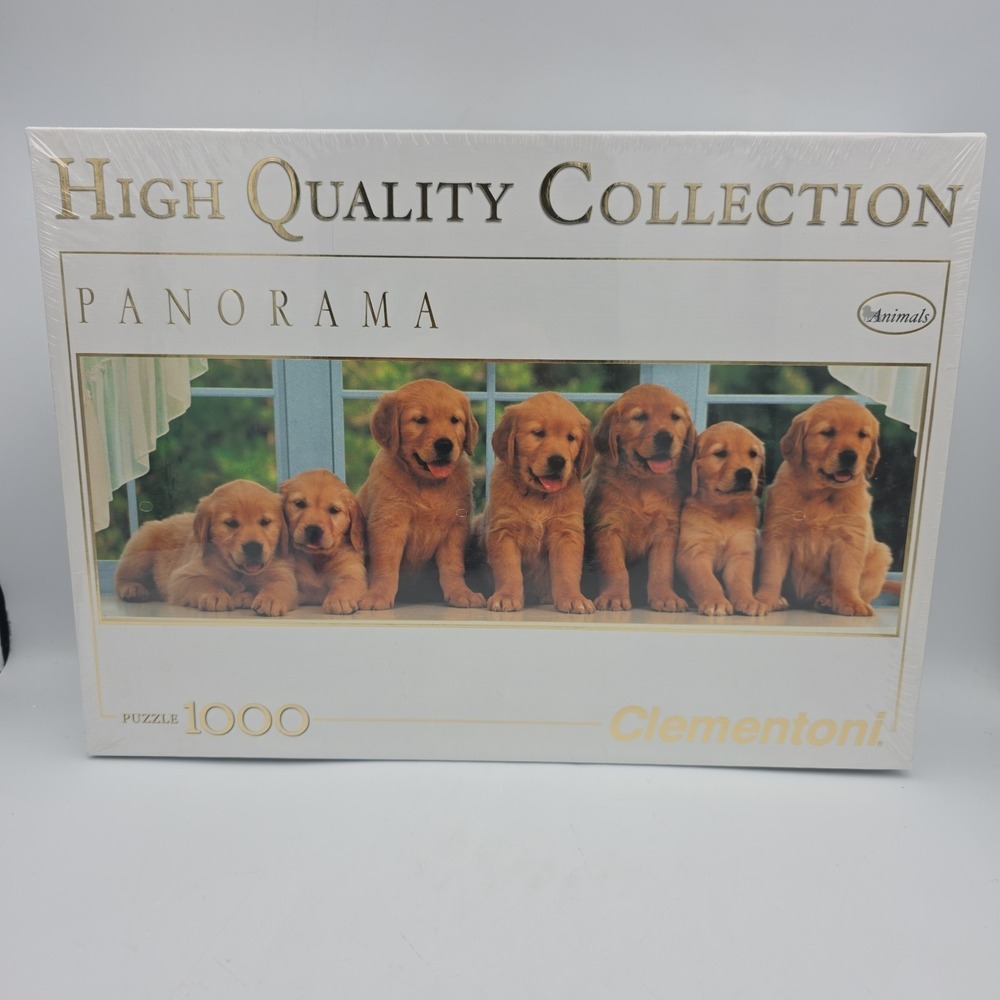 Clementoni Retriever Panorama 1000 Pc Jigsaw Puzzle Italy 31298 NEW & SEALED